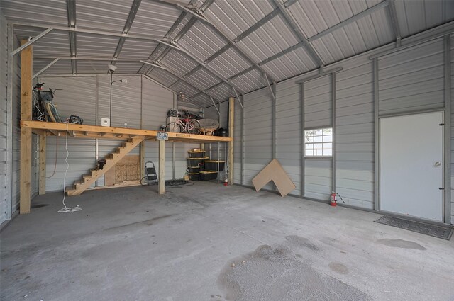 161281/2 Ridlon St, Channelview, TX 77530 - garage with metal wall