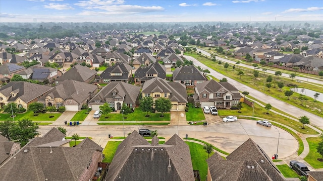 aerial perspective of suburban area