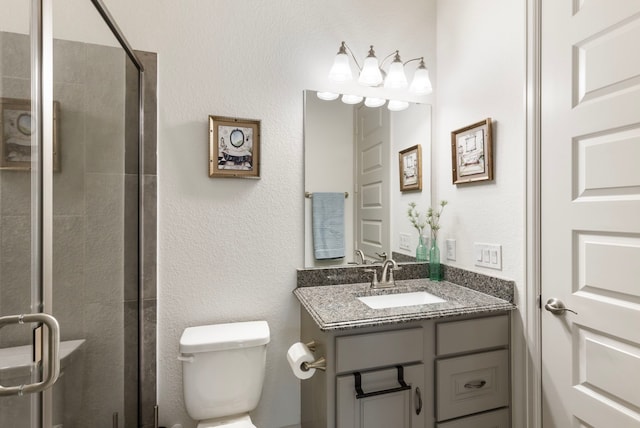 8642 Burdekin Rd, Magnolia, TX 77354 - full bath with a stall shower, toilet, and vanity