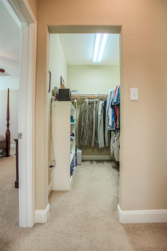 1634 Topaz Trl, Willis, TX 77378 - walk in closet featuring carpet flooring