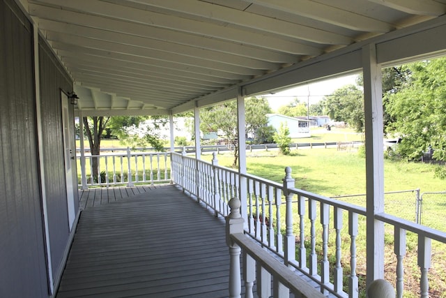 213 Red Haven Dr, Highlands, TX 77562 - view of deck