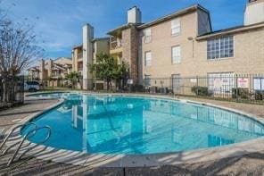 pool with fence
