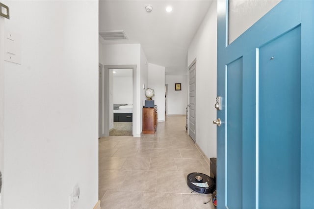 30102 Reagans Ranch Dr, Katy, TX 77494 - corridor with visible vents and light tile patterned flooring