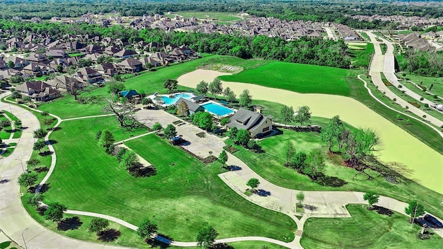 4803 Birch Grove Dr, Fulshear, TX 77441 - aerial view of residential area with a pool