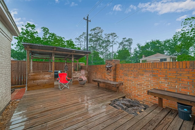 122 Marble Staff Ct, Houston, TX 77069 - view of deck