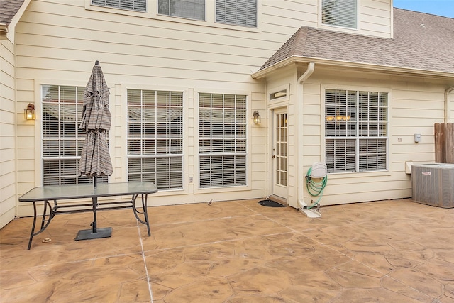 view of patio with cooling unit