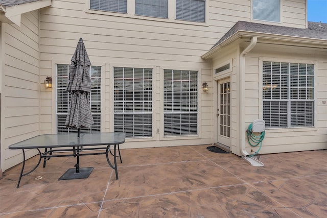 view of patio / terrace with outdoor dining area