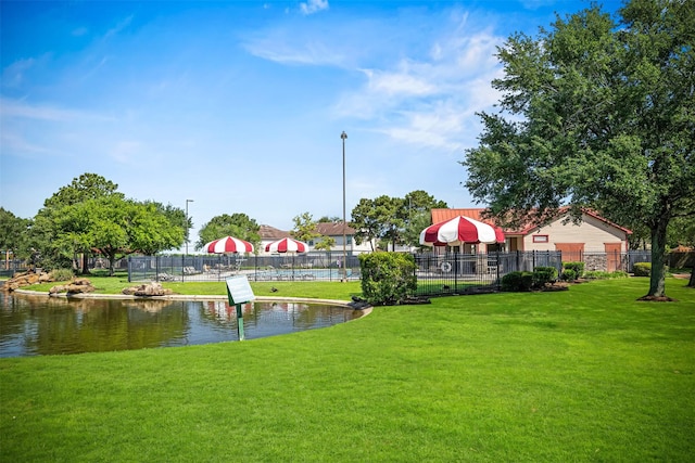 exterior space featuring fence
