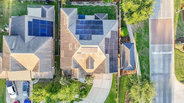 drone / aerial view