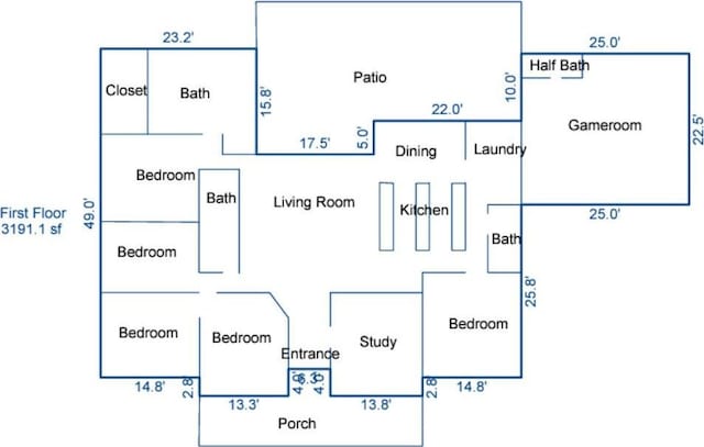 19503 Fisher Dr, Tomball, TX 77377 - floor plan