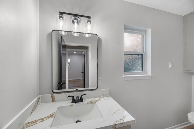 213 Westview Dr, Sealy, TX 77474 - half bath with toilet and vanity