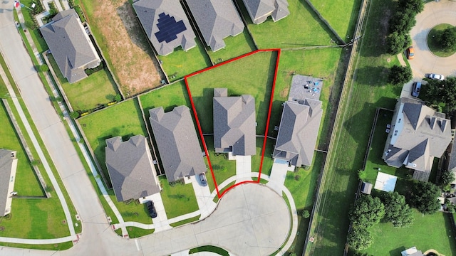drone / aerial view featuring a residential view