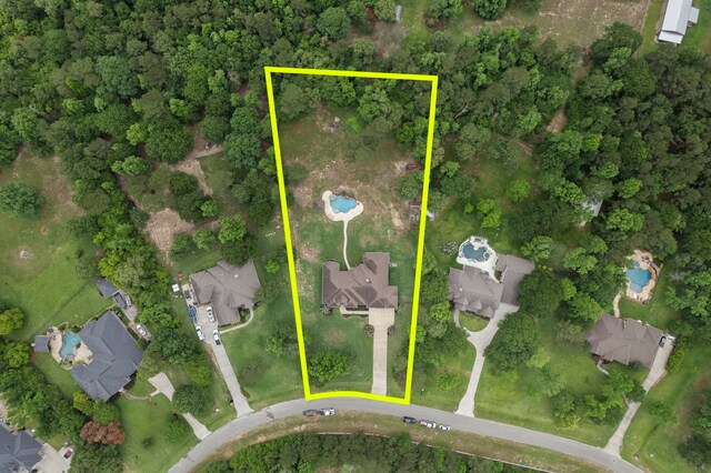 8483 Majestic Lake Ct, Montgomery, TX 77316 - bird's eye view with a residential view