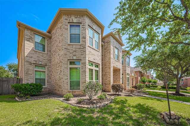7611 Herndon Pl, Sugar Land, TX 77479 - view of front of house with brick siding