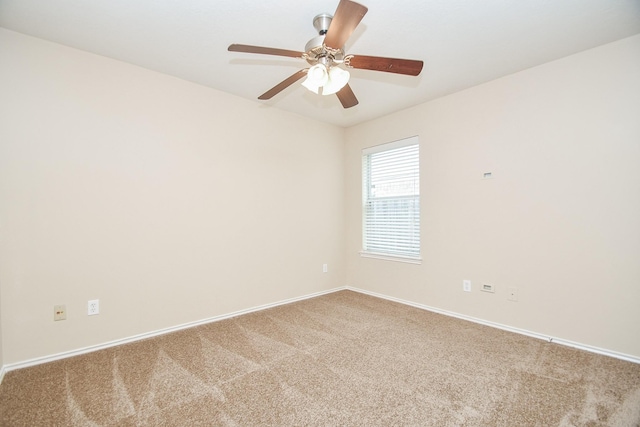 19826 Seagler Glen Ln, Katy, TX 77449 - carpeted empty room featuring baseboards and a ceiling fan