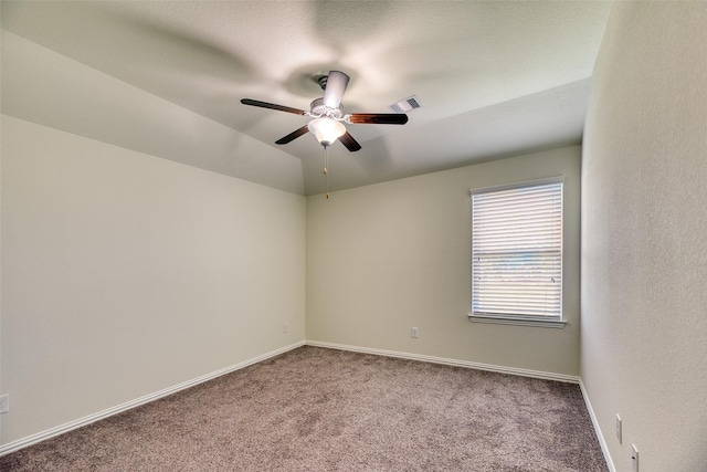 22418 Mary Rogers Trl, Richmond, TX 77469 - empty room featuring carpet floors, ceiling fan, and baseboards