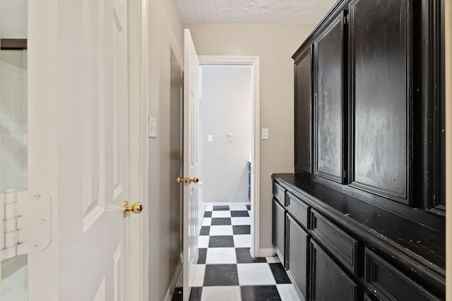12207 Glenview Dr, Montgomery, TX 77356 - corridor featuring dark floors and a textured ceiling