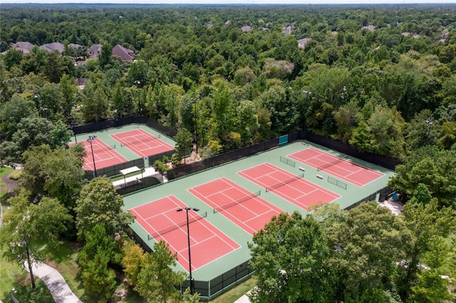318 Mistletoe Ridge Ct, Montgomery, TX 77316 - birds eye view of property with a view of trees