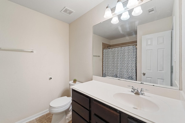 1902 Red Cedar Trl, Rosenberg, TX 77471 - full bath with toilet, baseboards, vanity, and visible vents