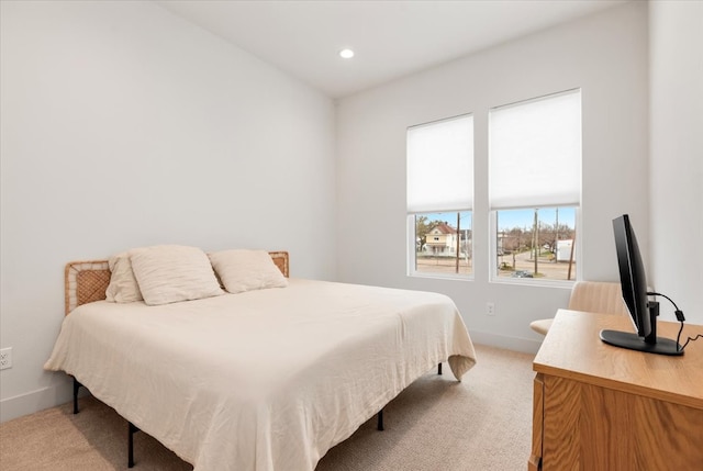 5203 Texas St, Houston, TX 77011 - carpeted bedroom featuring baseboards and recessed lighting