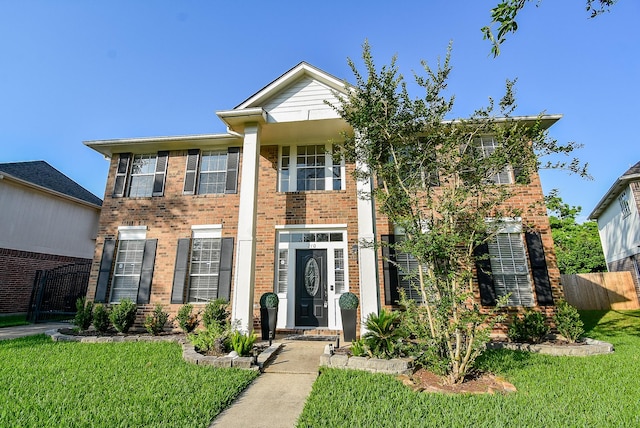 210 Needleleaf Ln, Sugar Land, TX 77479 - view of front facade with brick siding