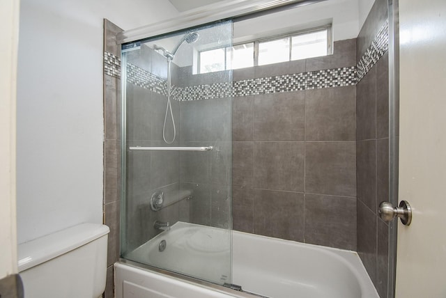 210 Needleleaf Ln, Sugar Land, TX 77479 - bathroom with toilet and enclosed tub / shower combo