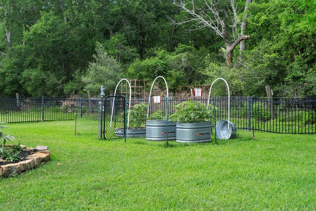 8603 Royal Retreat, Richmond, TX 77469 - view of yard with a garden and fence