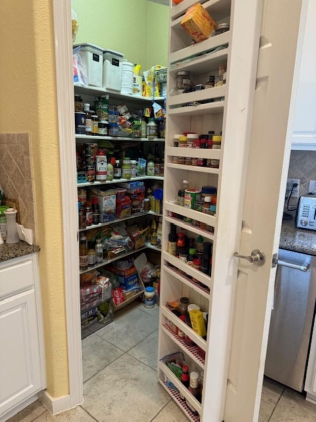 view of pantry