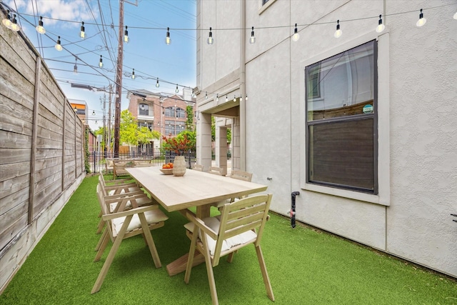 1214 Dunlavy St, Houston, TX 77019 - view of patio / terrace featuring outdoor dining area