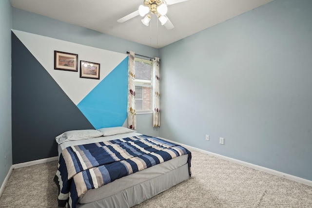 20714 Delta Wood Trl, Humble, TX 77346 - carpeted bedroom featuring baseboards and a ceiling fan