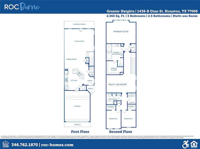 1438A Dian St, Houston, TX 77008 - view of layout