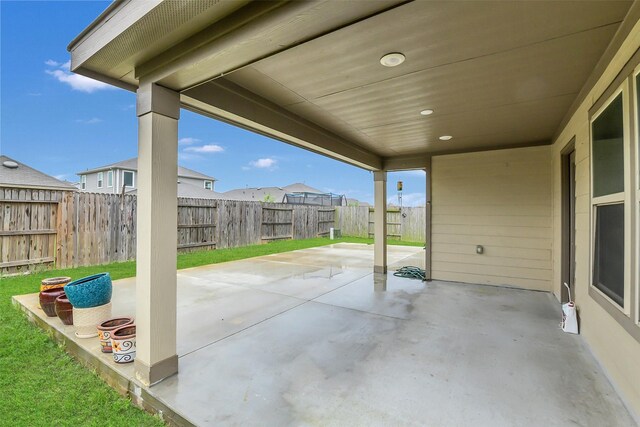 4826 Westfield Pines Dr, Katy, TX 77449 - fenced backyard featuring a patio