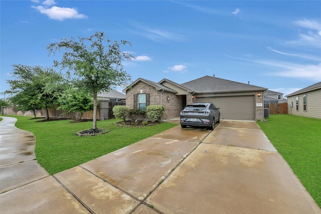 4826 Westfield Pines Dr, Katy, TX 77449 - ranch-style house with brick siding, driveway, and a garage