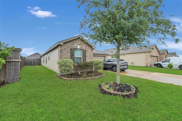 4826 Westfield Pines Dr, Katy, TX 77449 - view of front of property featuring brick siding, concrete driveway, and an attached garage