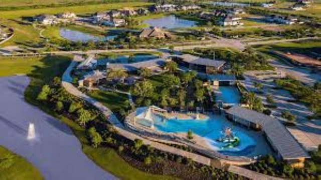 1614 Primrose Ln, Katy, TX 77493 - bird's eye view of a large body of water