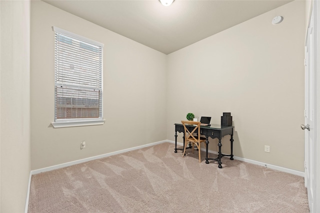 7015 Winterberry Glen Ln, Katy, TX 77493 - office area with baseboards and carpet floors