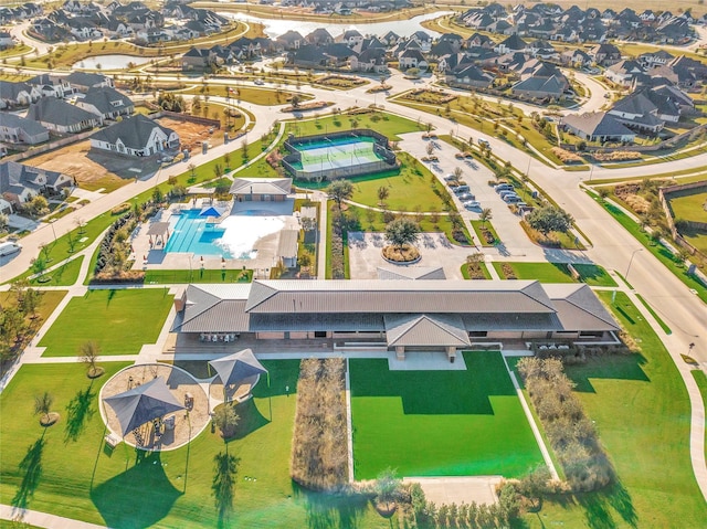 7015 Winterberry Glen Ln, Katy, TX 77493 - birds eye view of property featuring a residential view