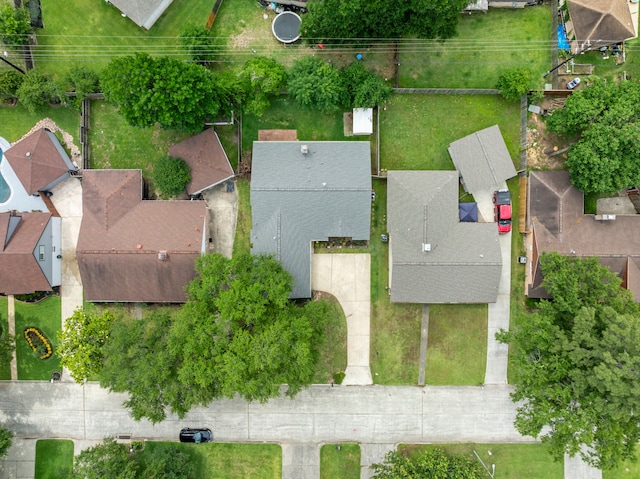 aerial view of residential area