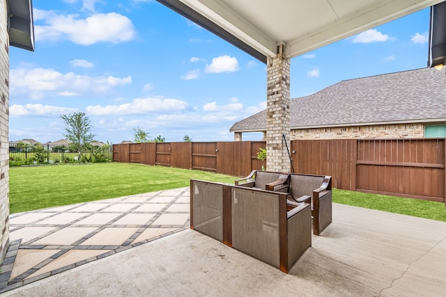 view of patio / terrace with outdoor lounge area