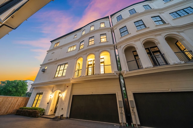 5412 Jackson St, Houston, TX 77004 - townhome / multi-family property with a balcony and an attached garage
