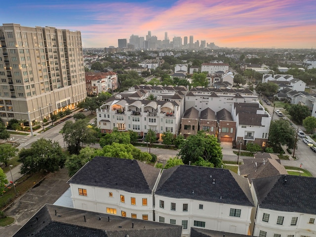 5412 Jackson St, Houston, TX 77004 - aerial view at dusk of a skyline view