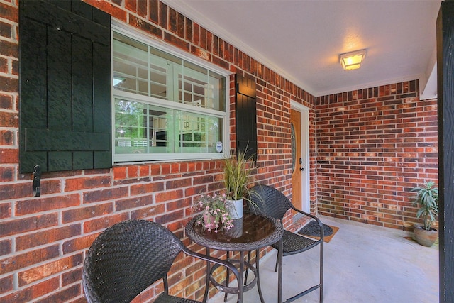 view of patio with covered porch