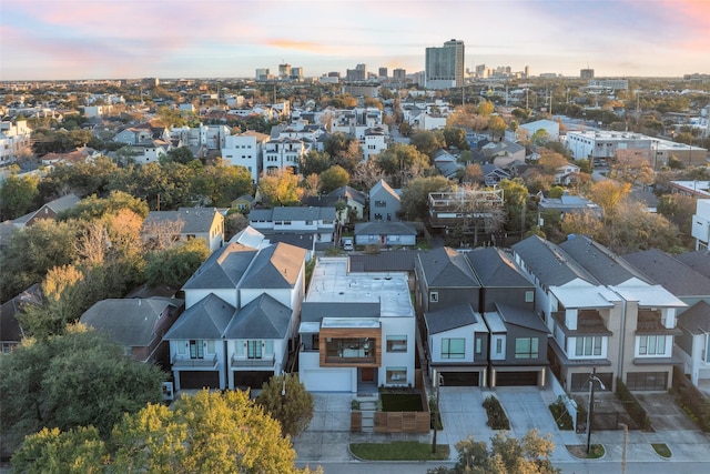 bird's eye view featuring a residential view