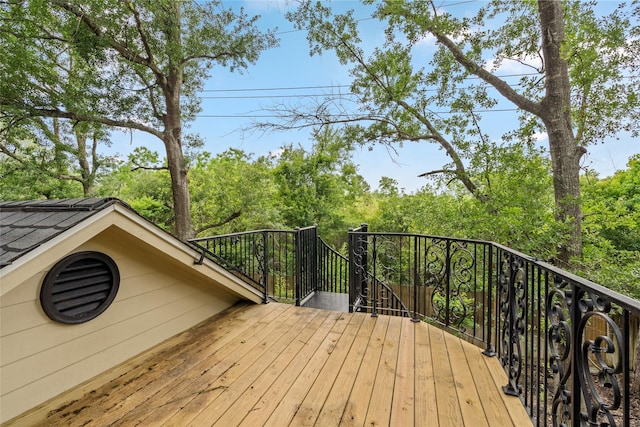 view of deck