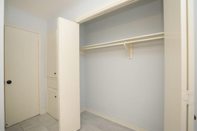 view of closet