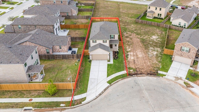 8114 Shelter Bay Ln, Cypress, TX 77433 - drone / aerial view with a residential view