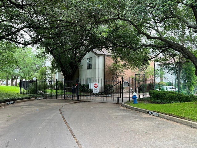 gate with fence