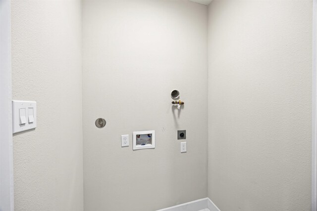 855 Prosper St, Houston, TX 77088 - washroom with laundry area, baseboards, washer hookup, and electric dryer hookup