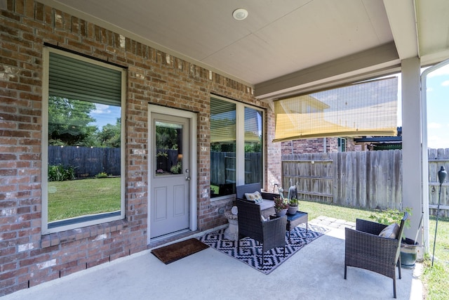 29411 Barker Meadow Ln, Katy, TX 77494 - view of patio / terrace with a fenced backyard