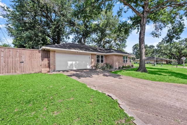 2218 Stonecrest, Houston, TX 77018 - ranch-style home with brick siding, driveway, and an attached garage